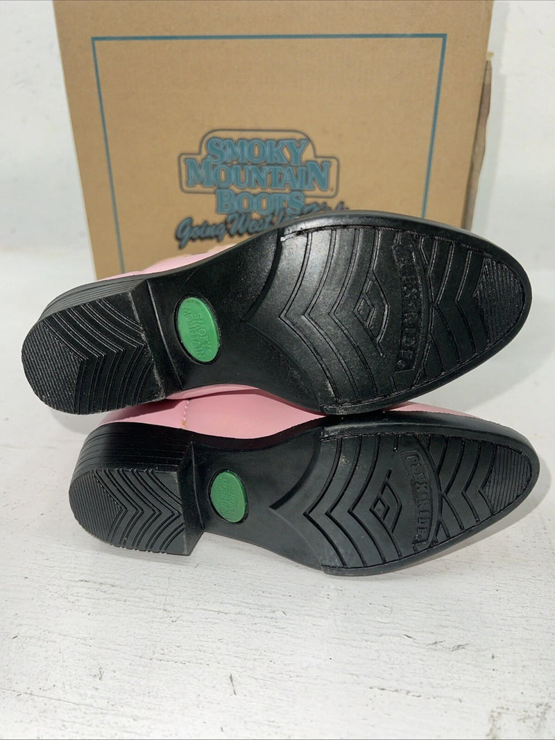 New Children’s Pink Smokey Mountain Cowboy Boots. 1058jc. 9.5 9 1/2 24-19
