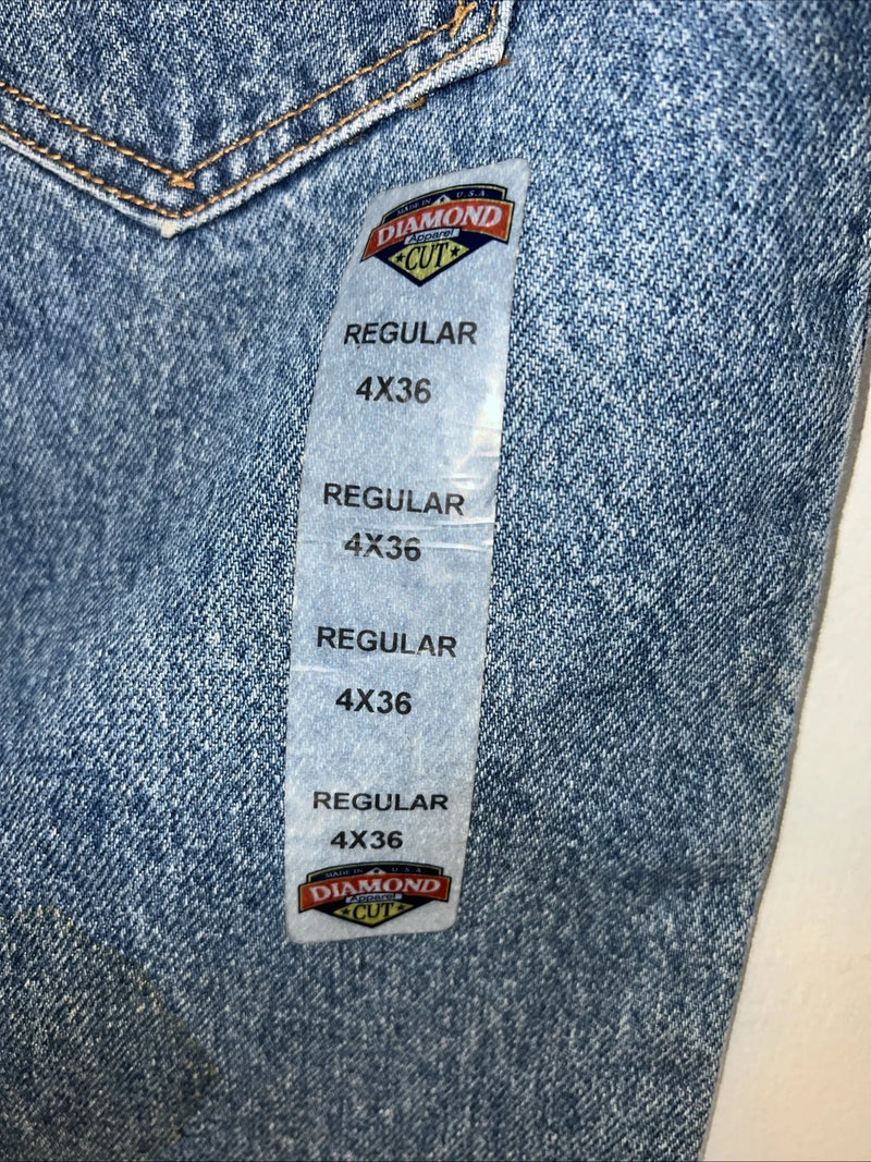 New Women’s Diamond Cut Regular Fit Denim Jeans. 4x36 M-7