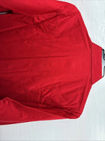 New Men’s White Horse Western Red Long Sleeve Pearl Snap Medium V-13  