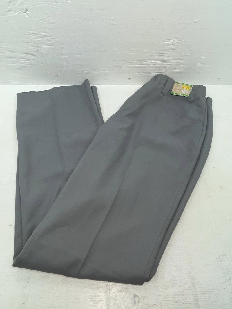 New Vintage Gray H Bar C Polyester Pants #MR477 ZZ-29
