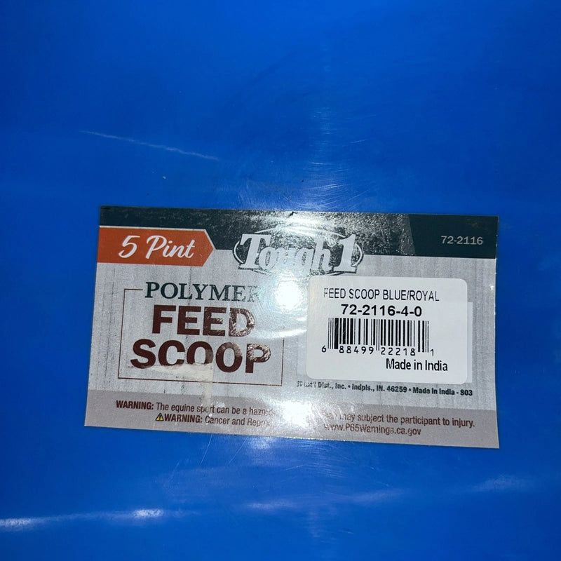New Tough 1 Blue 5 Pint Horse Feed Scoop #72-2116 FF-21