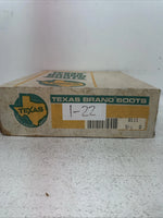 New Men’s Brown Texas Brand Cowboy Boots. B 111 5.5 5 1/2 D. 1-22