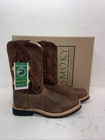 New Men’s Brown Smoky Mountain Cowboy Boots. 4028 10.5 10 1/2 E E. 7-70
