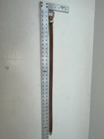 New Brown Genuine Leather Tooled 28” Belt #102 Z-137