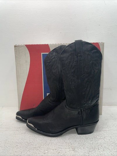 New Men’s Black Texas Brand Cowboy Boots. 7640 8.5 8 1/2 D. 1-106