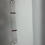 New Tough 1 White Red Mohair 33” Cinch #59-1233 U-22