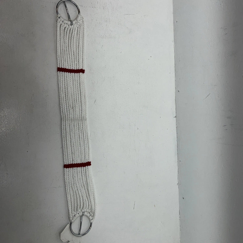 New Tough 1 White Red Mohair 33” Cinch #59-1233 U-22