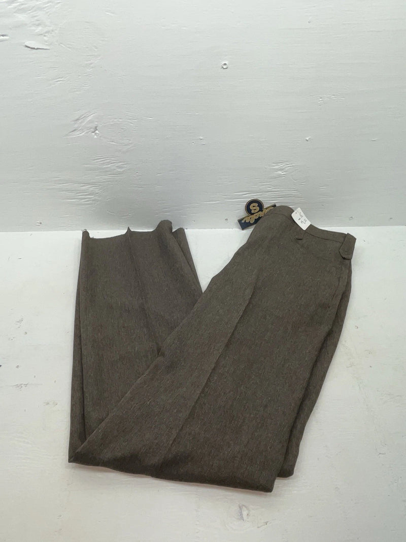 New Vintage Brown Circle S Polyester Pants #CP4776 XX-89