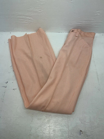 New Vintage Pink Checkered Dickson Jenkins Polyester Pants #501 SS-100