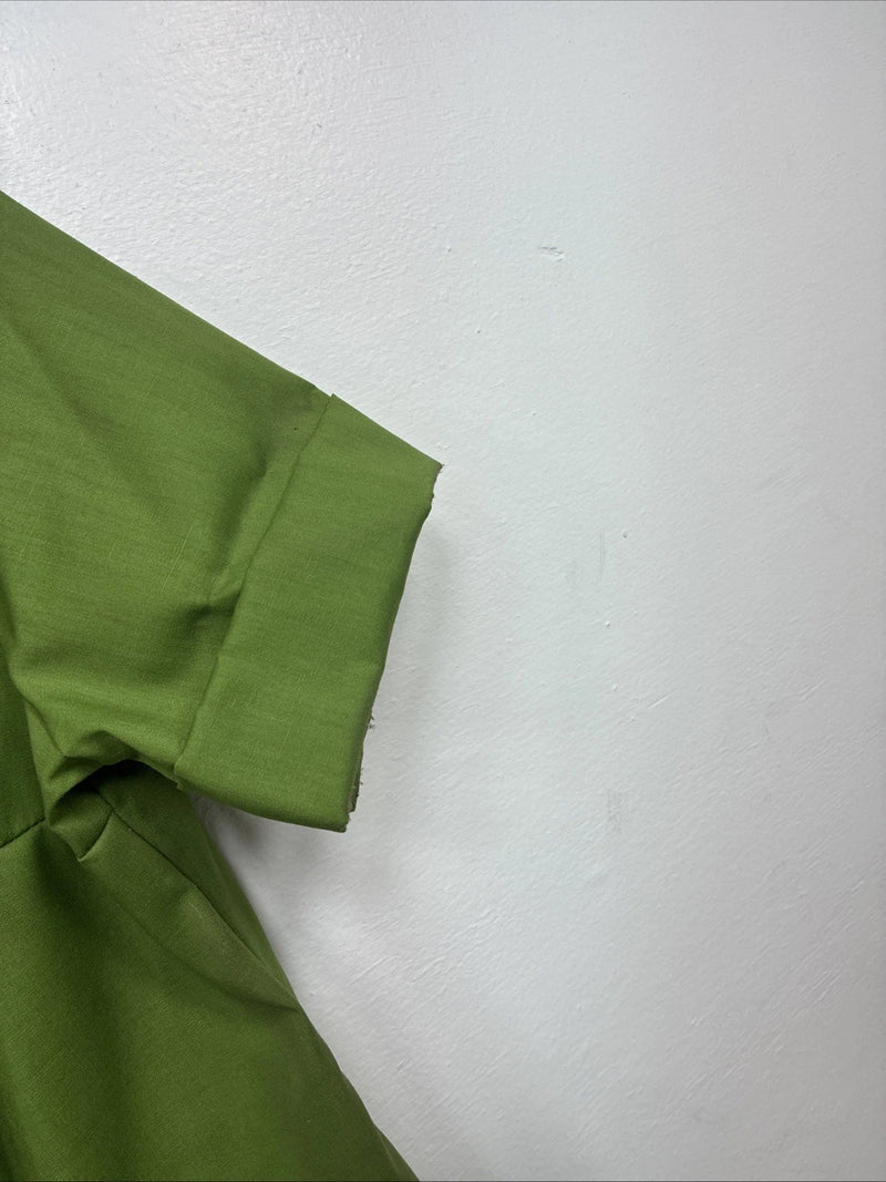 New Women’s Panhandle Slim Green Short Sleeve Pearl Snap Size 12 KK-90