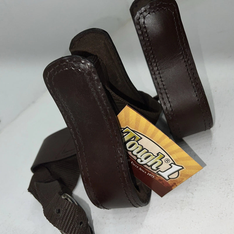New Tough 1 Nylon Leather Kids Slip In Stirrups #72-9985 FF-7