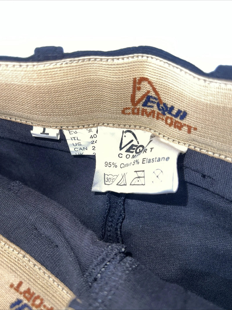 New Women’s Black Vequi Comfort English Riding Breeches. 24 L 6900 G-19