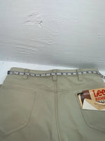 New Vintage Cream Lee Polyester Pants #2084612 ZZ-18