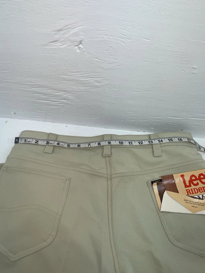 New Vintage Cream Lee Polyester Pants #2084612 ZZ-18