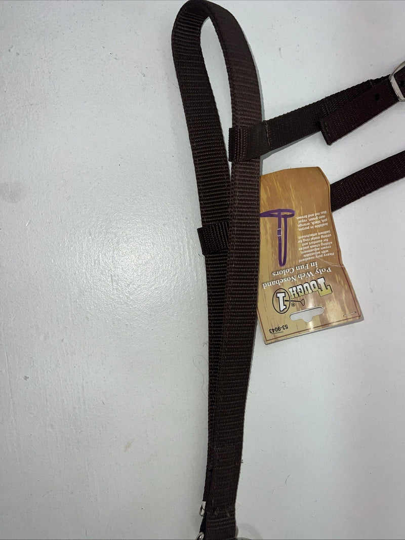 New Tough 1 Brown Nylon Web Noseband Tie down #53-9043 3C-10