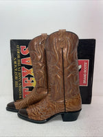 New Men’s Brown Texas Brand Cowboy Boots. 1081 7.5 7 1/2 D. 1-82