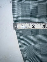 New Vintage Green Plaid Panhandle Slim Polyester Pants #1218 NN-152