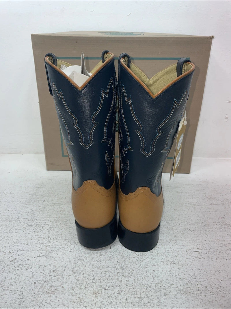 New Youth Brown Smoky Mountain Cowboy Boots. 3320 3.5 3 1/2. 22-48