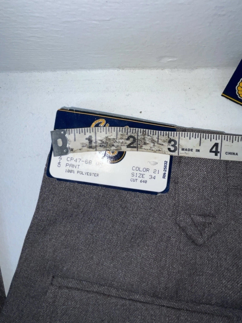 New Vintage Gray Circle S Polyester Pants #CP4768 OO-102