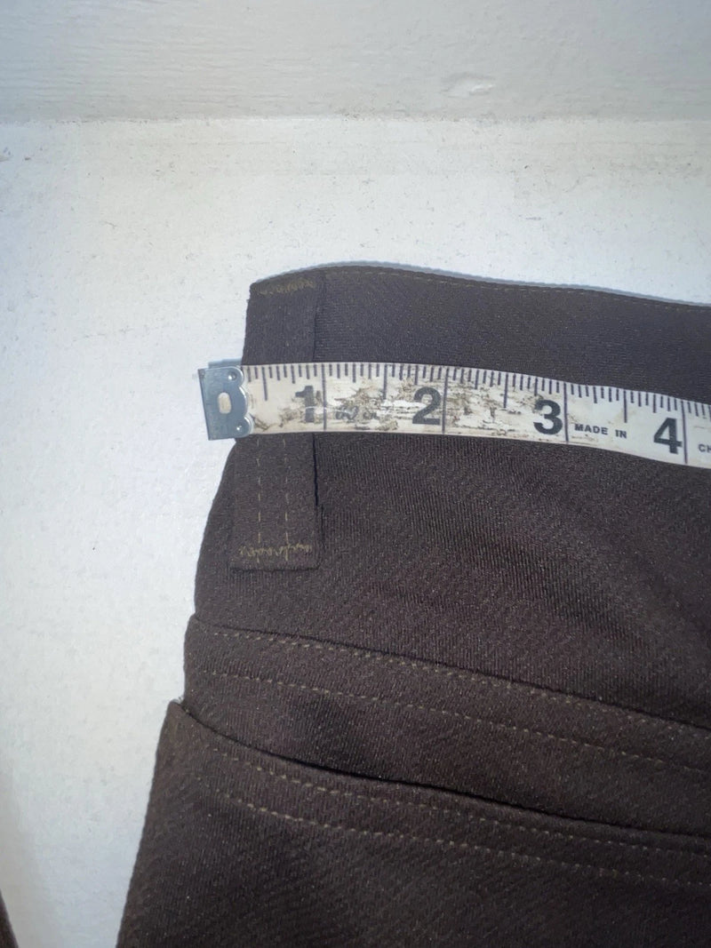 New Vintage Brown Lee Polyester Pants #2004021 OO-60