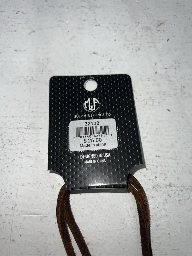 New Women’s Twister Leather Feather Necklace. 32138 A-83