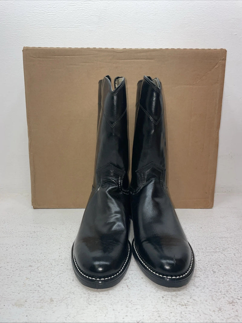 New Men’s Black Westex Cowboy Boots. 1566604 8.5 8 1/2 D. 3-86