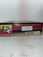 New Men’s Brown Texas Brand Cowboy Boots. 5111 10.5 10 1/2 D. 7-109