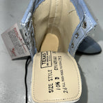 New Children’s Blue Denim Texas Brand Cowboy Boots. 10.5 10 1/2 D. 24-64