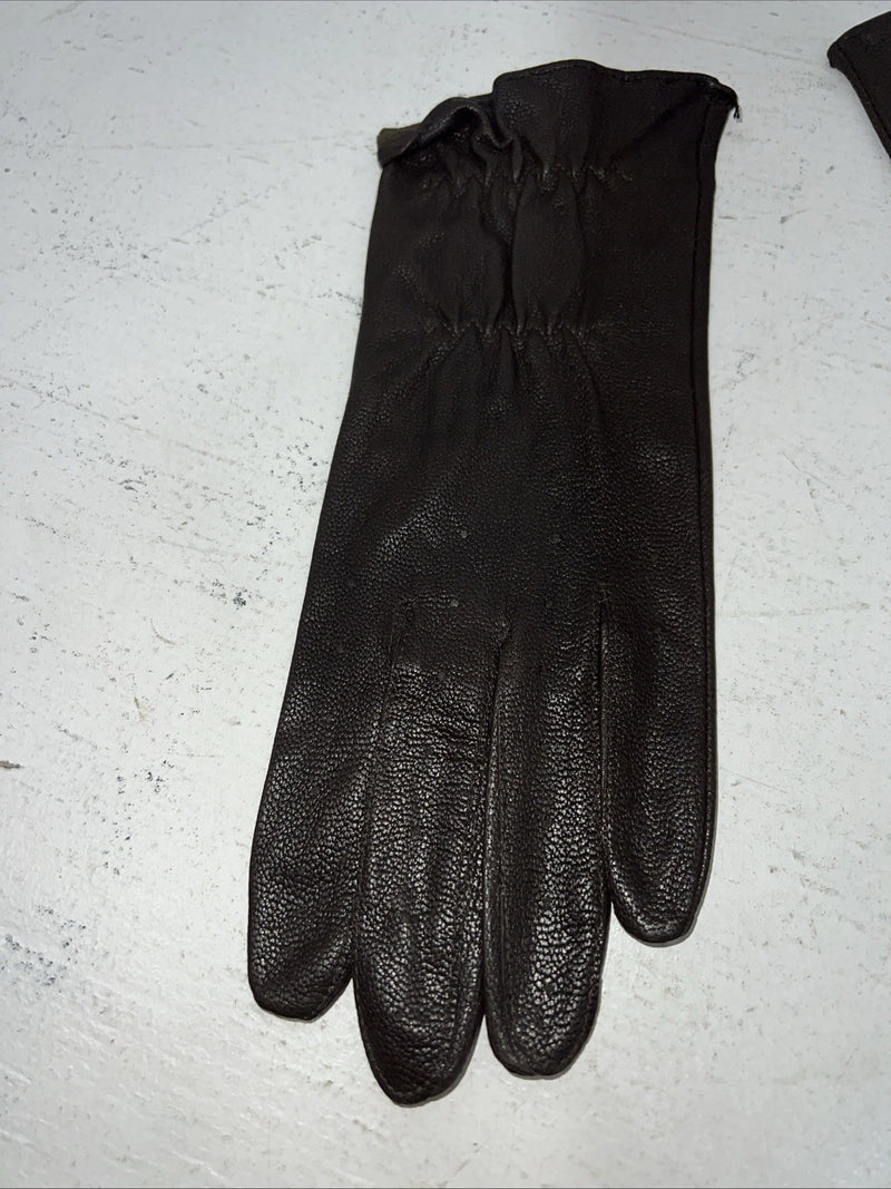 New Brown Leather Show And Riding Gloves B-502