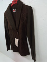 New Women’s Miller Brown Dress Jacket Medium #298-0605 UU-11