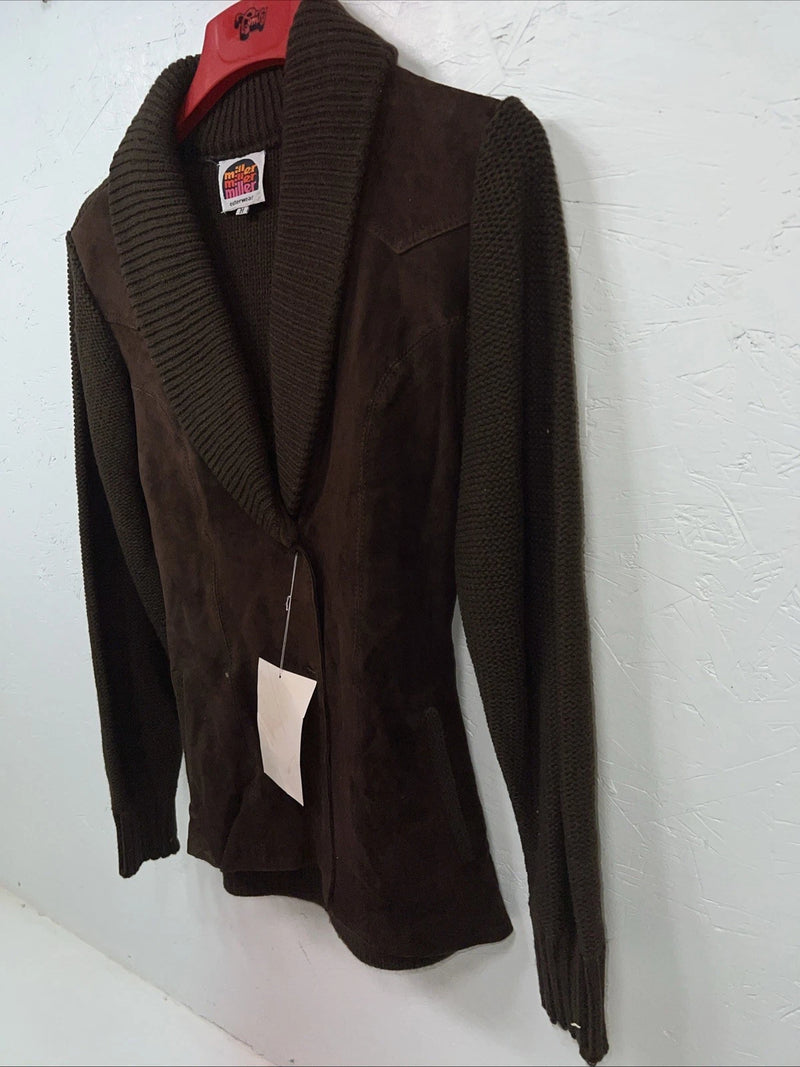 New Women’s Miller Brown Dress Jacket Medium #298-0605 UU-11