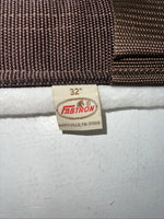 New Brown White Fleece Fabtron 32” Cinch. U-18