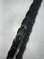 New Silver Fox Black English Snaffle Bridle BB-18 
