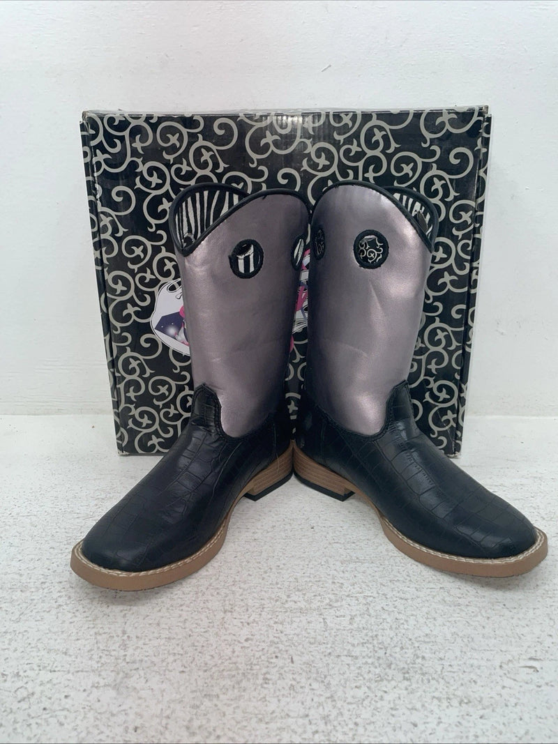New Kids Purple Blazin Roxx Cowboy Boots. 4451201 2. 23-125