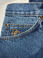 New Women’s Diamond Cut Gusset Denim Jeans. 17/18x36 K-5