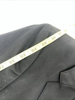 New Men’s Circle S Black Suit Jacket 48R #25832 Y-607