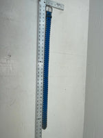 New Blue Genuine Leather Circle Y Weaved 30” Belt #7030 JJ-132