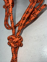 New Tough 1 Orange Poly Rope Halter #50-1000 G-512