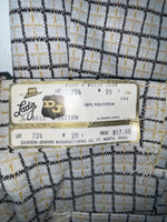 New Vintage Yellow And Black Striped Dickson Jenkins Polyester Pants #724 VV-69