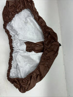 New Brown Vinyl English Saddle Cover With Handles #239976 M-503