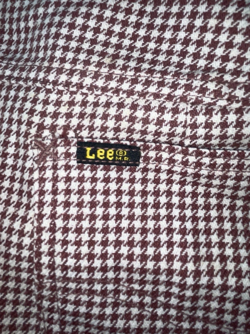 New Vintage Red And White Checkered Lee Polyester Pants #2600362 SS-74