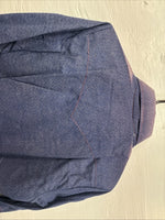 New Men’s Karman Blue Jean Long Sleeve Pearl Snap 14.5 Small AA-2