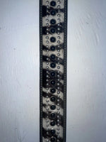 New Cow Print Genuien Leather Nocona Black Stud 42” Belt #N2440501 NN-123