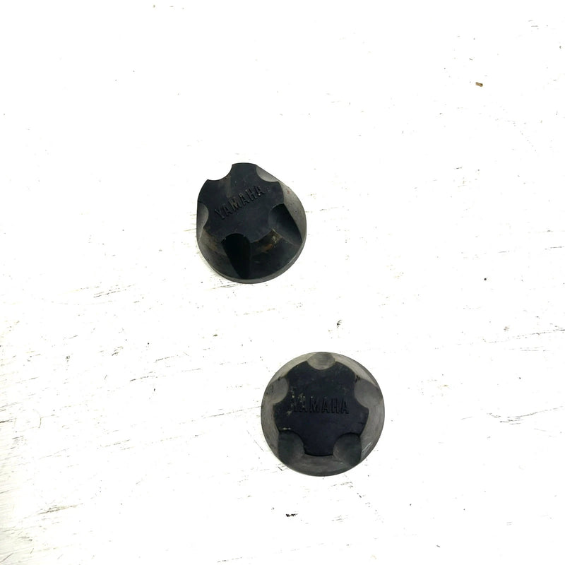 93-99 Yamaha Kodiak 400 4x4 OEM Wheel Hub Cap Pair 52H-2512A-00-00 AY71
