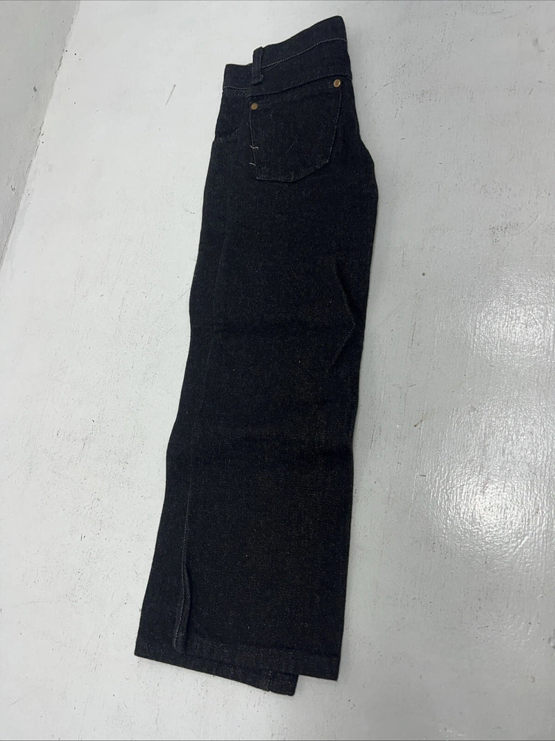 New Boys Black Wrangler Pro Rodeo Cowboy Cut Jeans. 24 Waist 8 Reg B-18