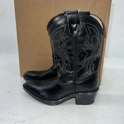 New Children’s Black Bronco Cowboy Boots. 11.5 11 1/2 D. 24-99