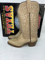 New Women’s Tan Texas Brand Cowboy Boots. L 140 6 M. 20-131