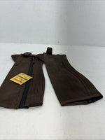 New Tough 1 Equi-Grip Synthetic Suede Half Chaps Small #63-67 H-508
