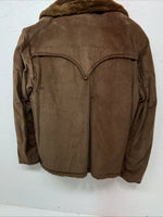 New Women’s Bailey Brown Fuzzy Jacket 40 #T851A RR-16