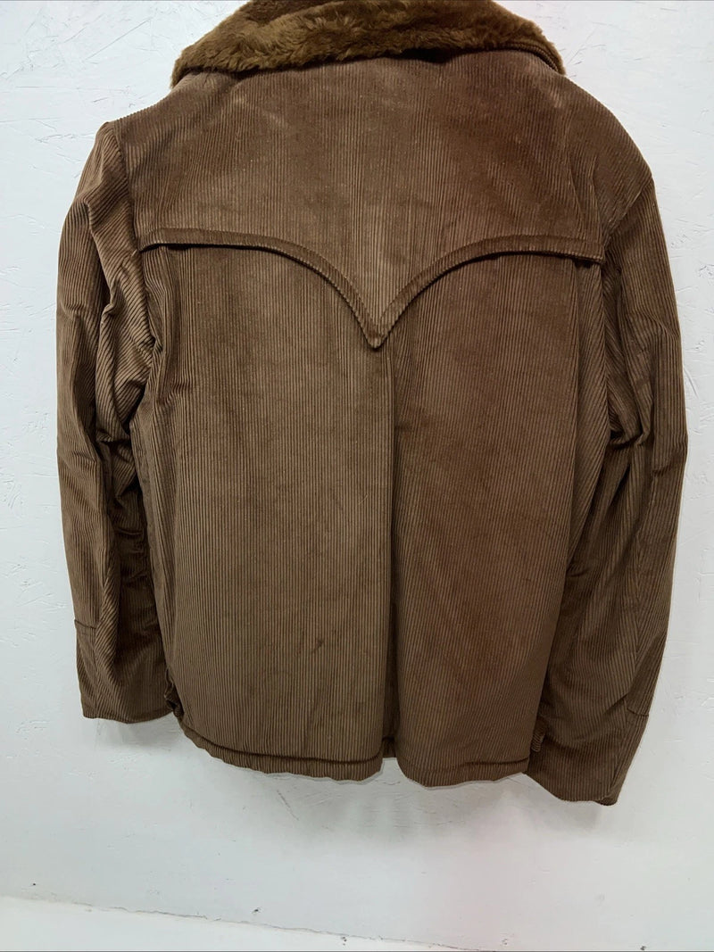 New Women’s Bailey Brown Fuzzy Jacket 40 #T851A RR-16